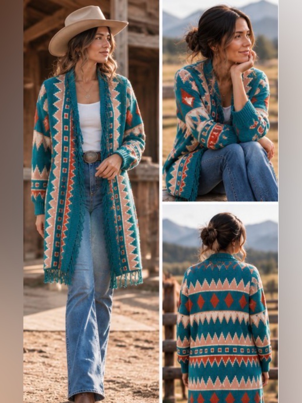 WRANGLER Patterned Cardigan